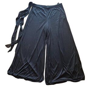 Onix Wide Leg High Rise Chiffon Stretch Pullon Pants XL